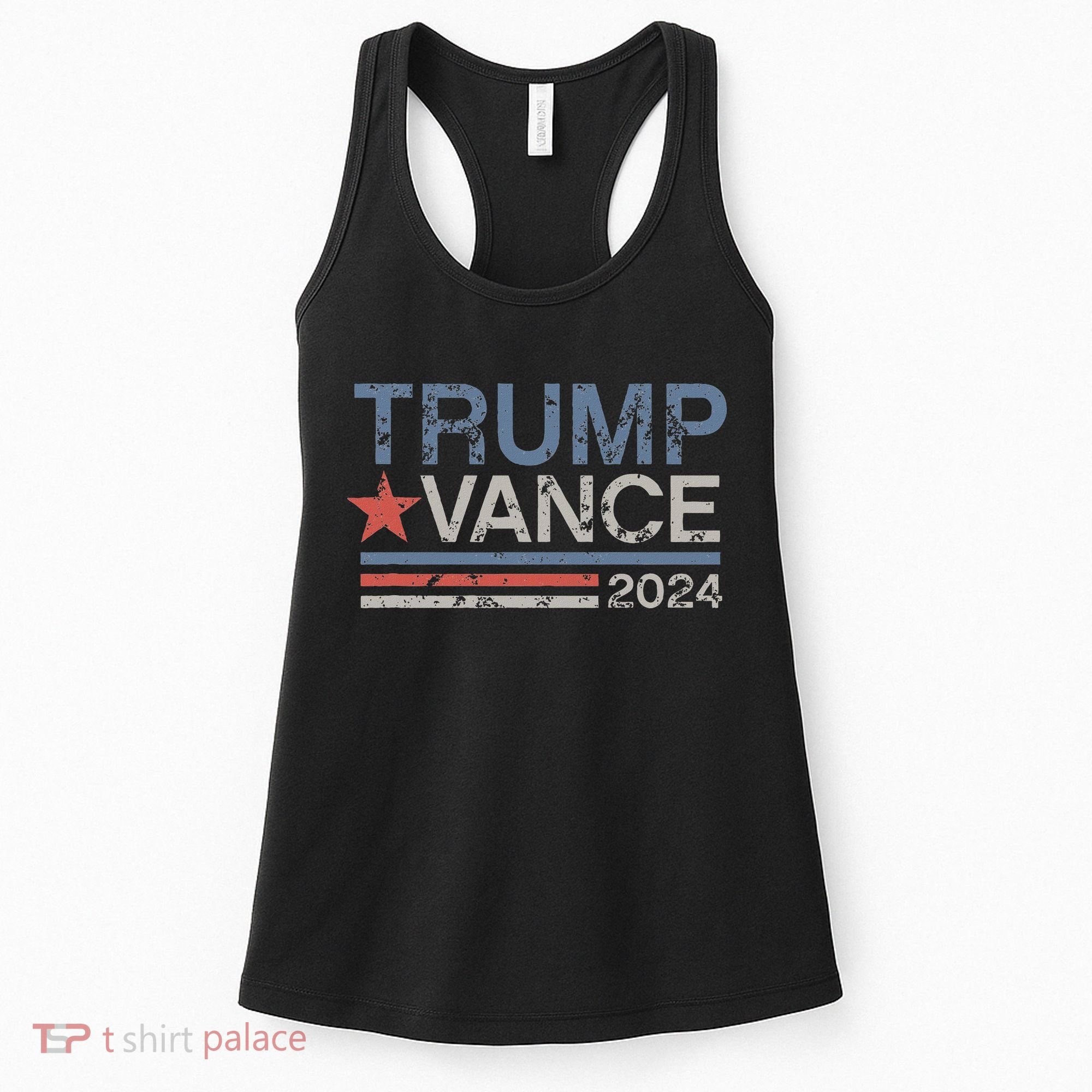 Trump Vance 2024 Retro Featuring Trump And Jd Vance Women's Tank Top