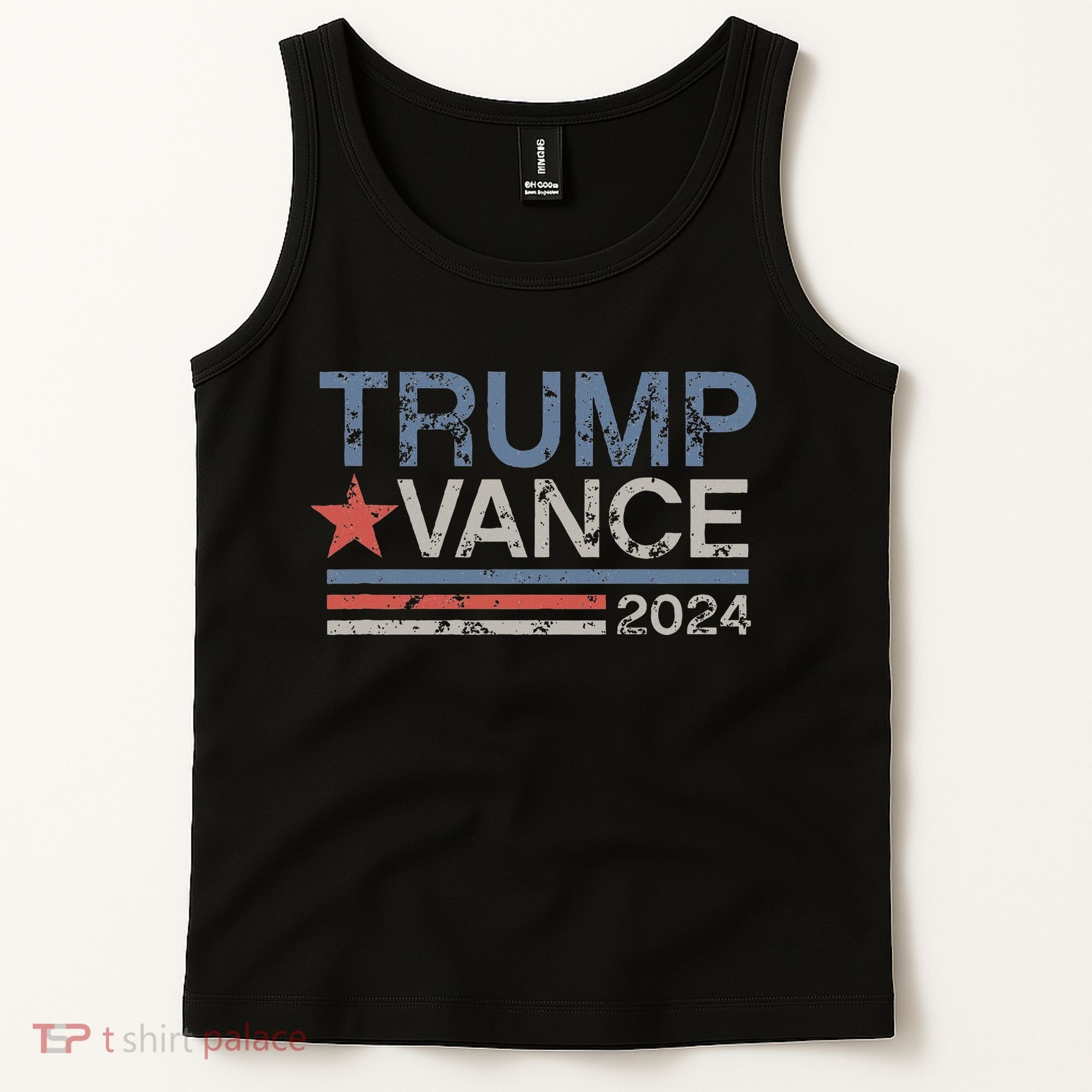 Trump Vance 2024 Retro Featuring Trump And Jd Vance Tank Top