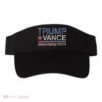 Trump Vance 2024 Retro Featuring Trump And Jd Vance Visor thumb 0