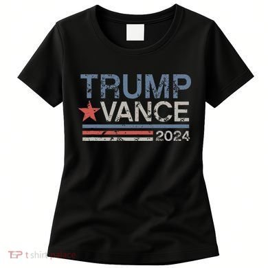 Trump Vance 2024 Retro Featuring Trump And Jd Vance Women's T-Shirt