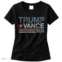 Trump Vance 2024 Retro Featuring Trump And Jd Vance Women's T-Shirt thumb 0
