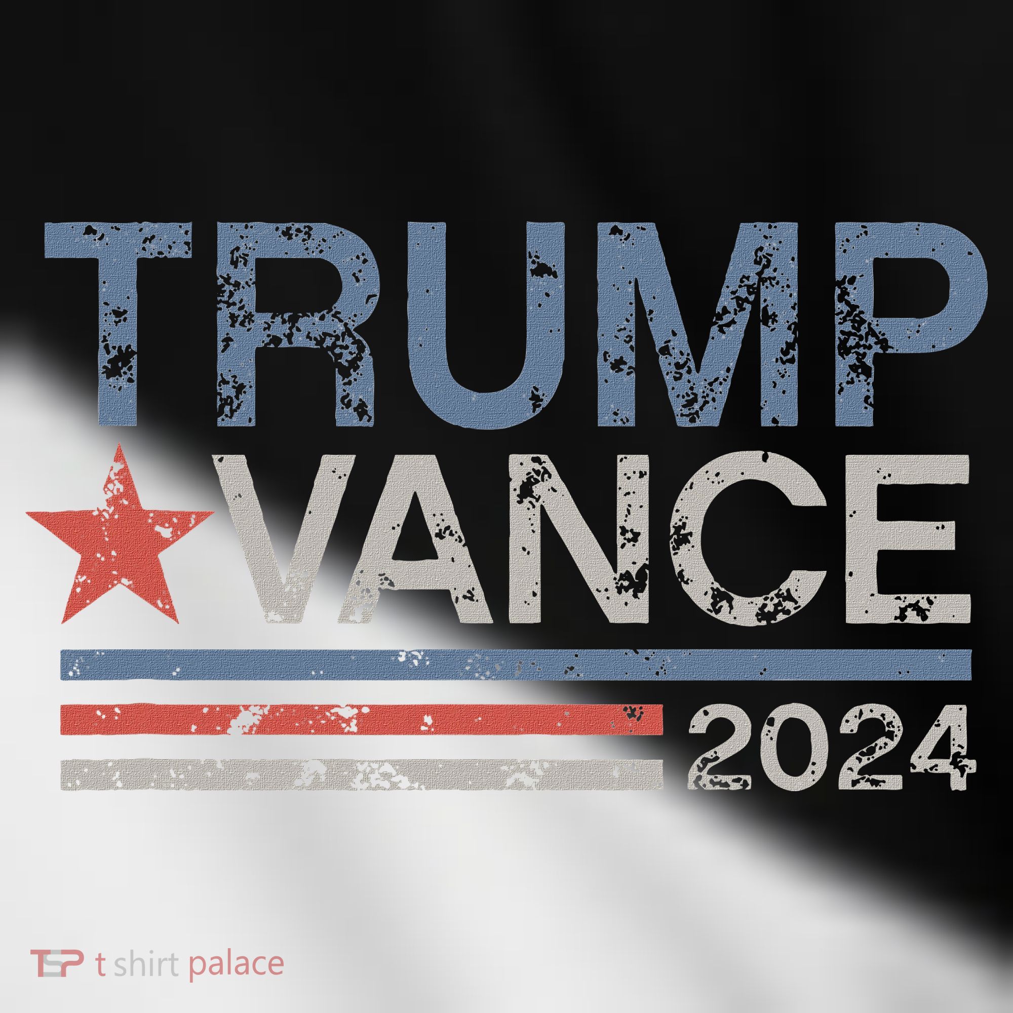 Trump Vance 2024 Retro Featuring Trump And Jd Vance Toddler Fine Jersey T-Shirt