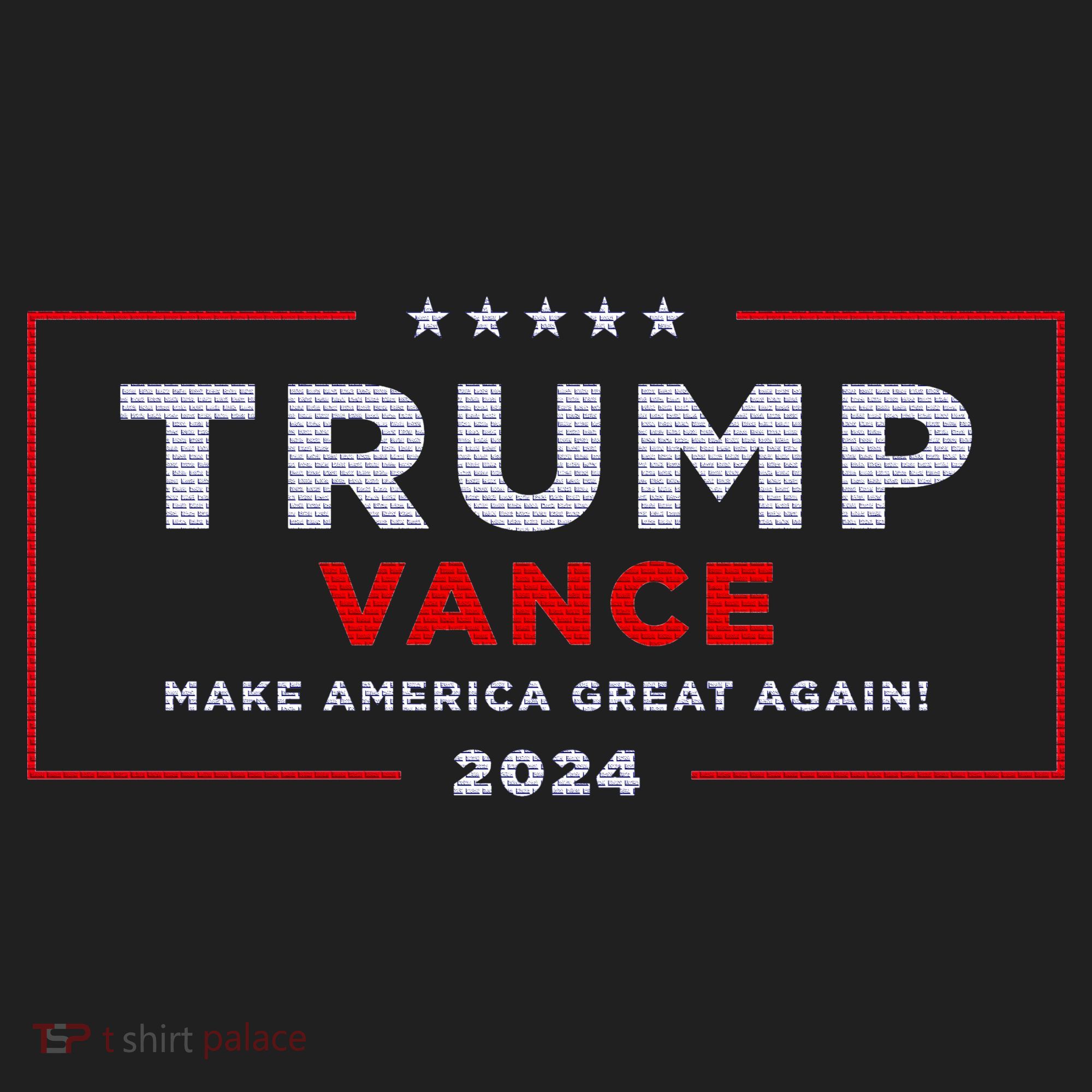 Trump Vance 2024 Brick Texture Tumbler