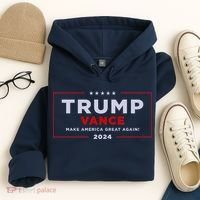Trump Vance 2024 Brick Texture Hoodie thumb 4