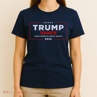 Trump Vance 2024 Brick Texture T-Shirt thumb 4