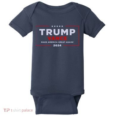 Trump Vance 2024 Brick Texture Baby Bodysuit