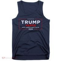Trump Vance 2024 Brick Texture Tank Top thumb 0