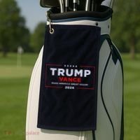 Trump Vance 2024 Brick Texture Golf Towel thumb 2