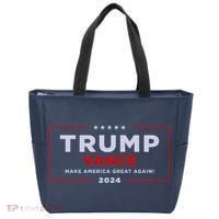 Trump Vance 2024 Brick Texture Tote Bag thumb 0