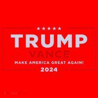 Trump Vance 2024 Brick Texture Santa Hat thumb 1