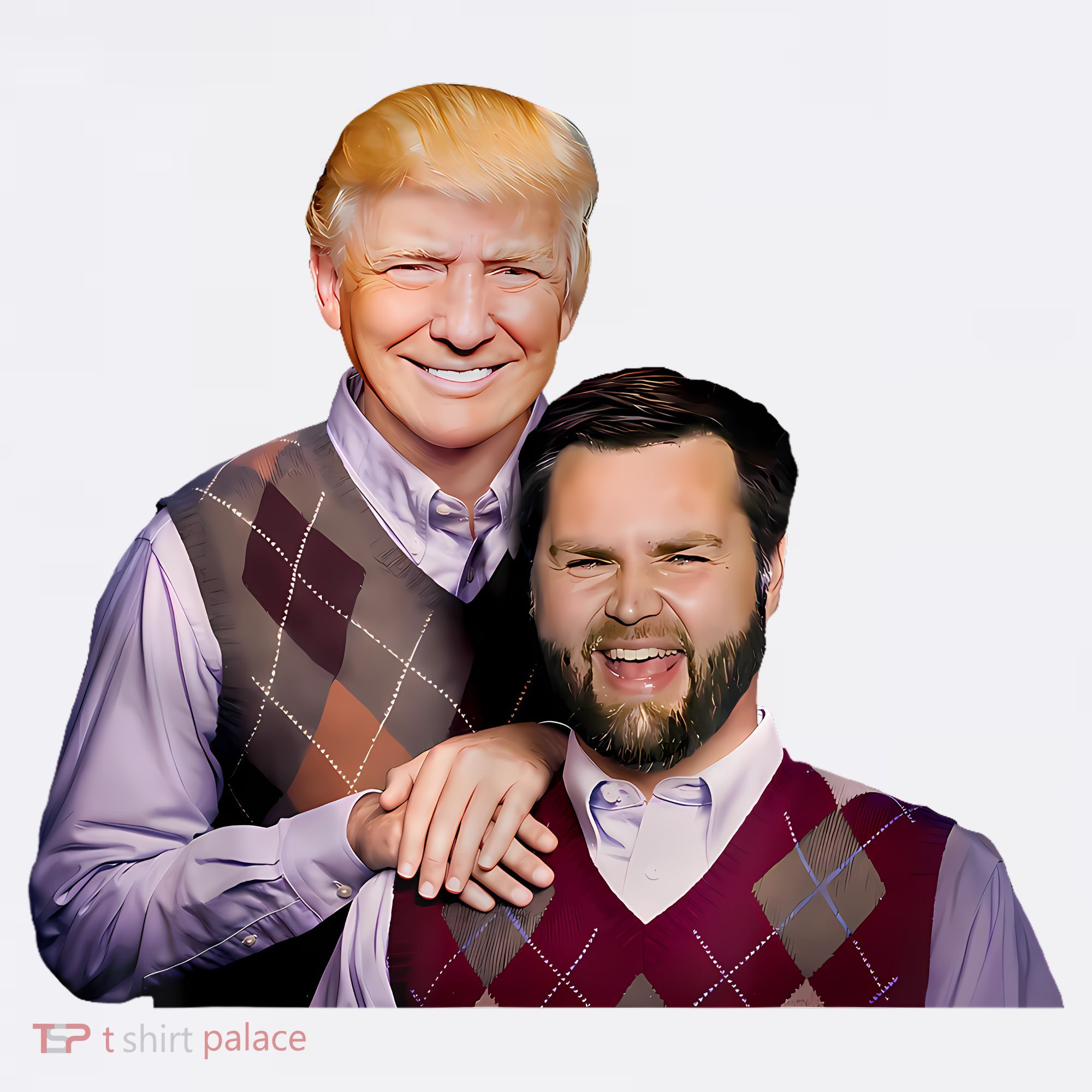 Trump Vance 2024 Brothers Funny Parody Trump J.D. Vance Bros T-Shirt