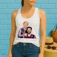 Trump Vance 2024 Brothers Funny Parody Trump J.D. Vance Bros Women's Tank Top thumb 2
