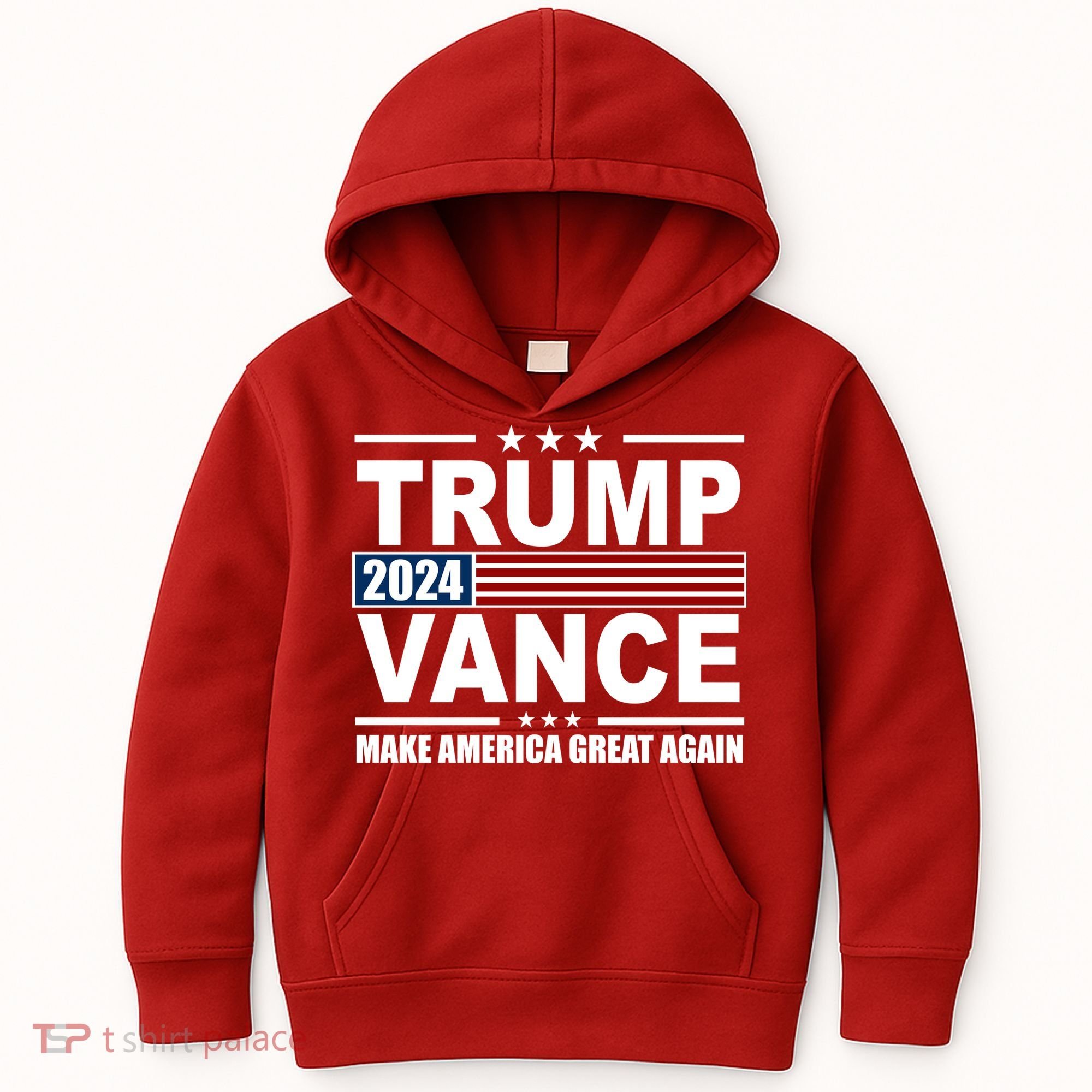 Trump Vance 2024 Make America Great Again Kids Hoodie