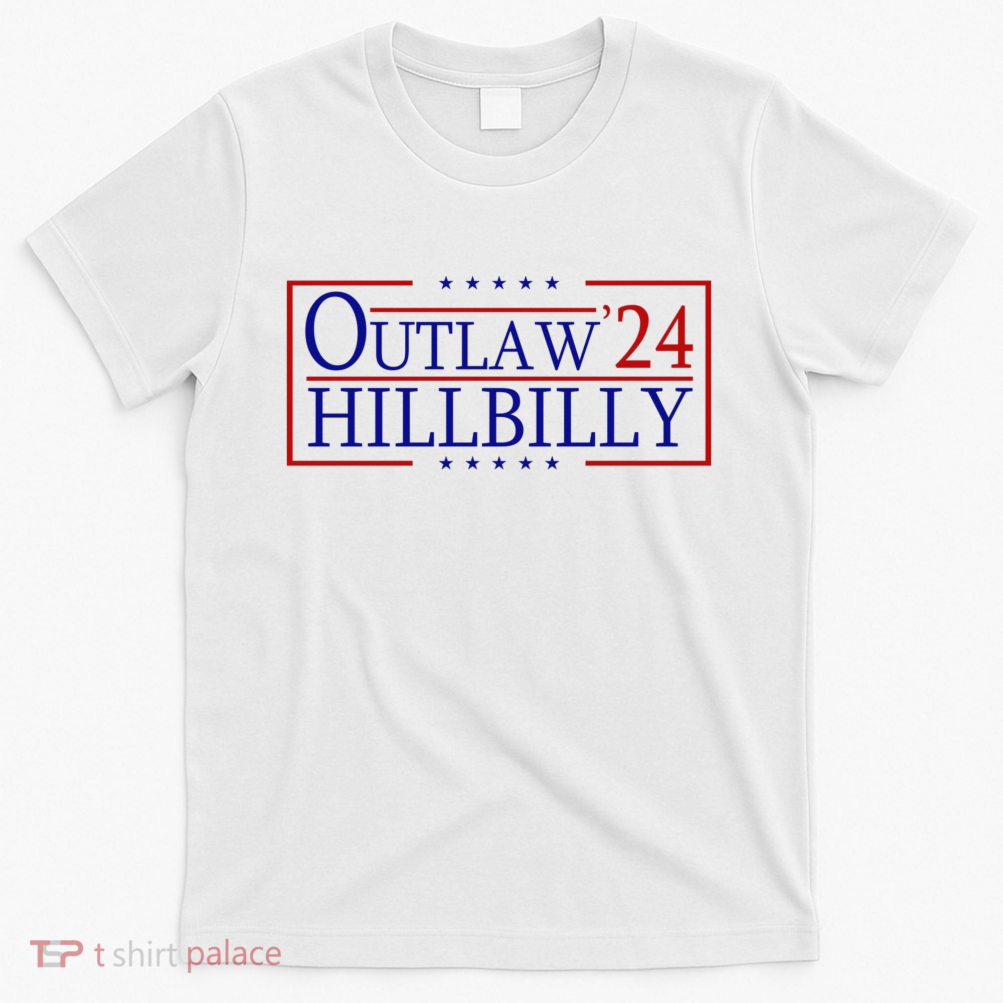 Trump Vance 24 Outlaw Hillbilly Us Flag Vintage T-Shirt