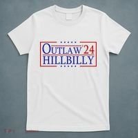 Trump Vance 24 Outlaw Hillbilly Us Flag Vintage T-Shirt thumb 5