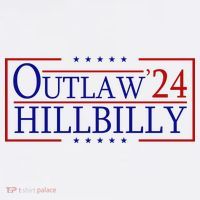 Trump Vance 24 Outlaw Hillbilly Us Flag Vintage T-Shirt thumb 7