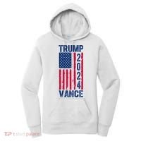 Trump Vance 2024 Election American Flag Women's Hoodie thumb 0