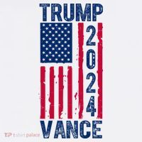 Trump Vance 2024 Election American Flag Women's Tank Top thumb 5