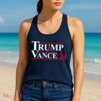 Trump Vance 2024 Election Women's Tank Top thumb 2