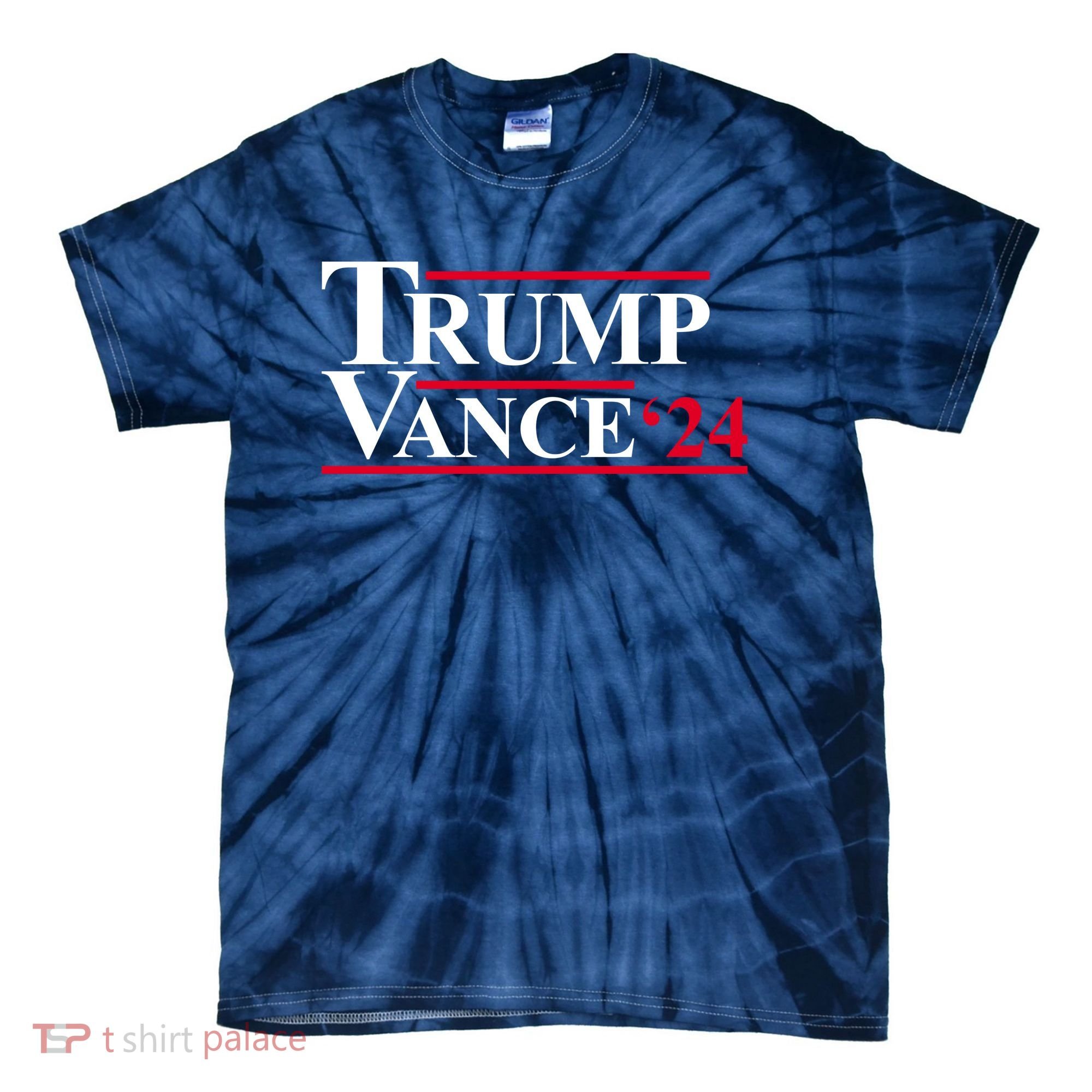 Trump Vance 2024 Election Tie-Dye T-Shirt