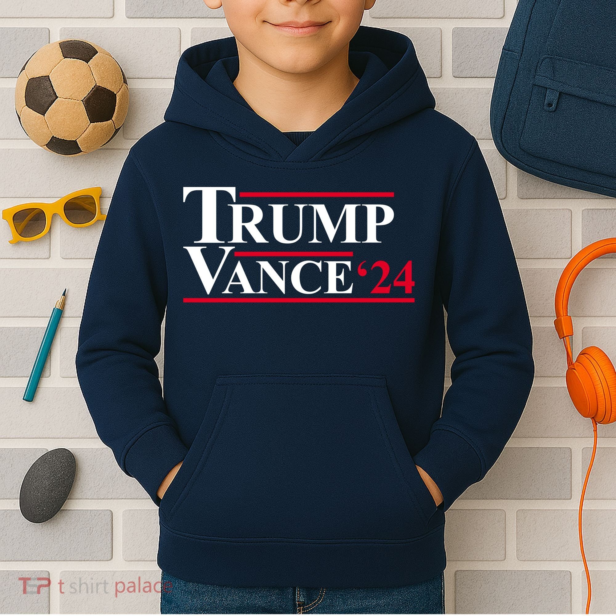 Trump Vance 2024 Election Kids Hoodie