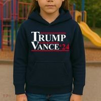 Trump Vance 2024 Election Kids Hoodie thumb 3