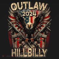 Trump Vance 24 Outlaw Hillbilly Us Flag Vintage Premium T-Shirt thumb 7