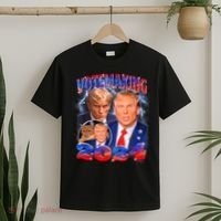 Trump Votemaxing 2024 Looksmaxxing Funny Mewing Meme T-Shirt thumb 2