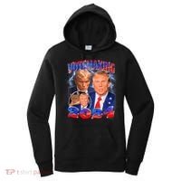 Trump Votemaxing 2024 Looksmaxxing Funny Mewing Meme Women's Hoodie thumb 0