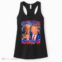 Trump Votemaxing 2024 Looksmaxxing Funny Mewing Meme Women's Tank Top thumb 0