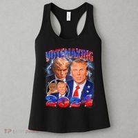 Trump Votemaxing 2024 Looksmaxxing Funny Mewing Meme Women's Tank Top thumb 3