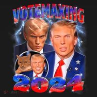 Trump Votemaxing 2024 Looksmaxxing Funny Mewing Meme Women's Tank Top thumb 5
