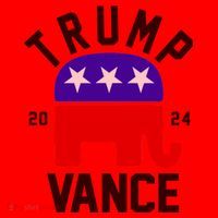 Trump Vance 2024 Republican Election Santa Hat thumb 1