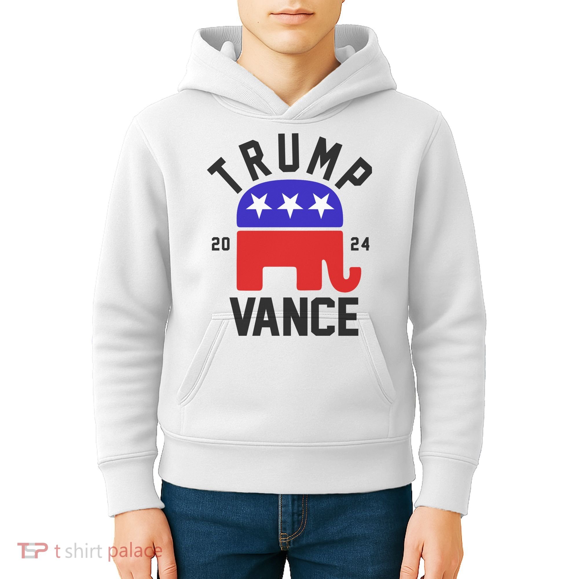Trump Vance 2024 Republican Election Kids Hoodie