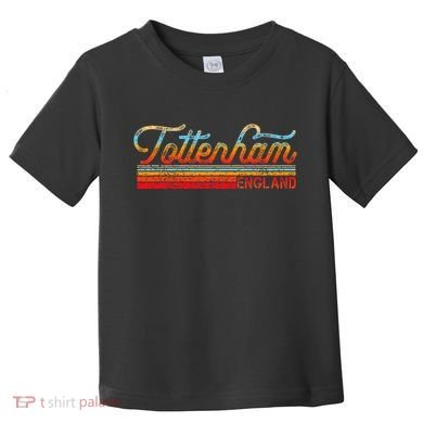 Tottenham Vintage 80s Style Tottenham England Toddler T-Shirt