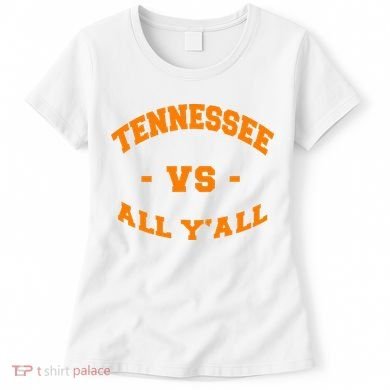 Tennessee VS All YAll Vintage Style Orange Text Women's T-Shirt