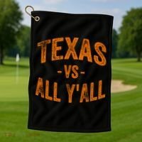 Texas Vs All Yall Golf Towel thumb 1