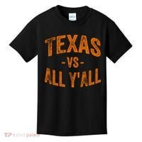 Texas Vs All Yall Kids T-Shirt thumb 0