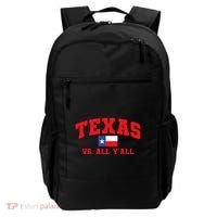 Texas Vs. All Y'All Texas Pride Home State Texas Shape Backpack thumb 0