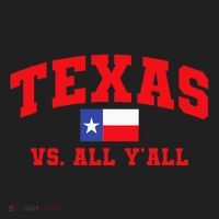 Texas Vs. All Y'All Texas Pride Home State Texas Shape Beanie thumb 2