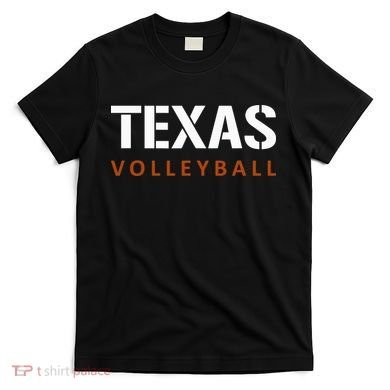 Texas Volleyball Block Style T-Shirt