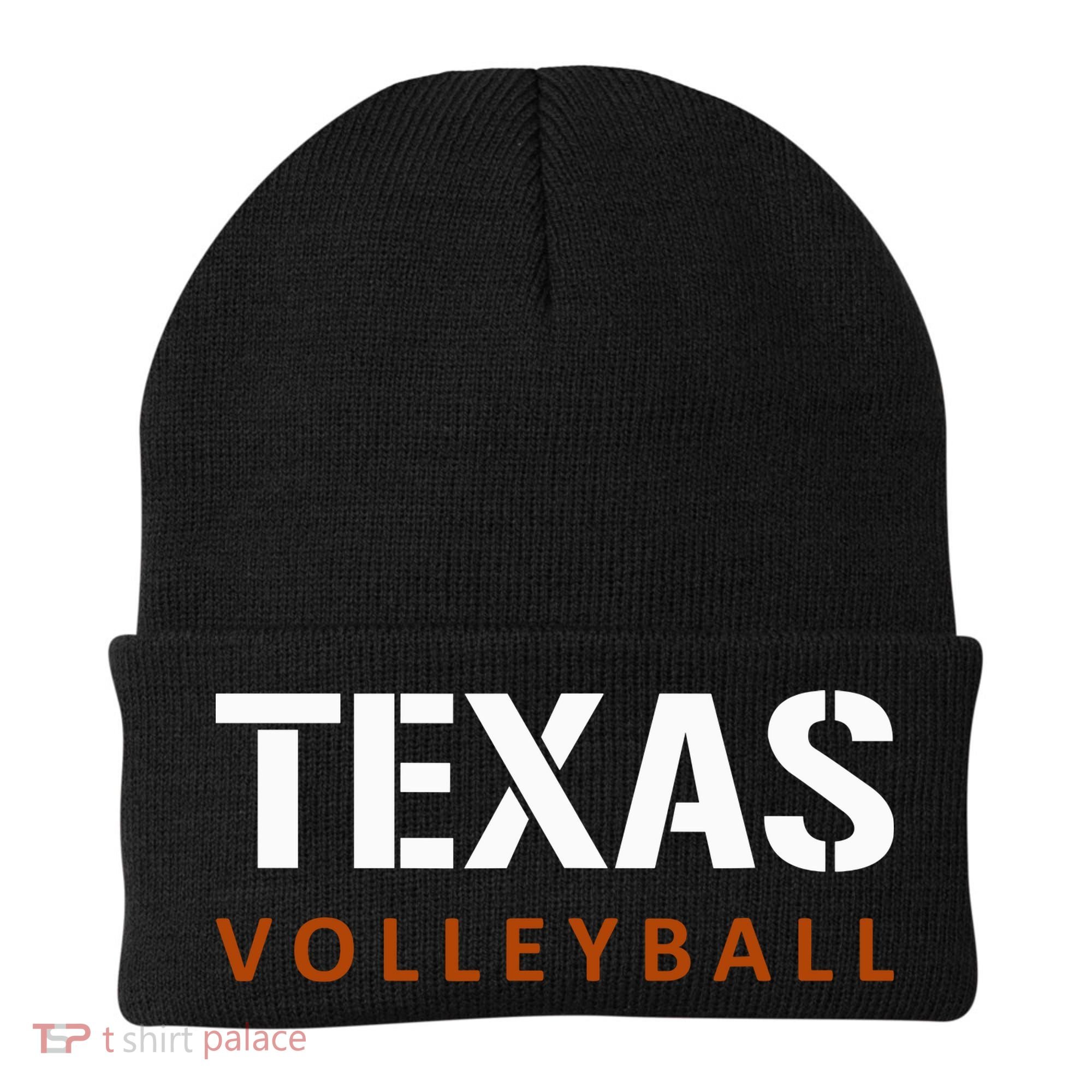 Texas Volleyball Block Style Beanie