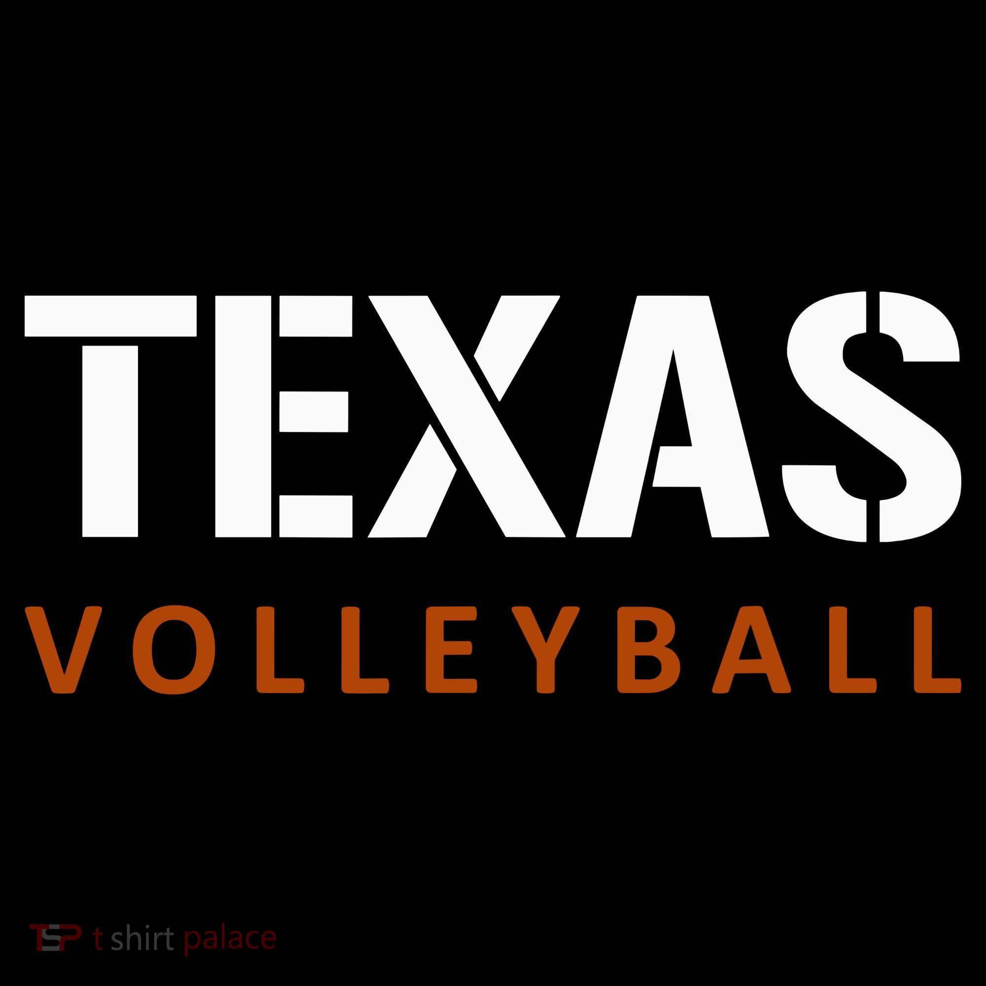 Texas Volleyball Block Style Women's Hoodie