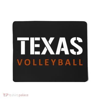 Texas Volleyball Block Style Mousepad