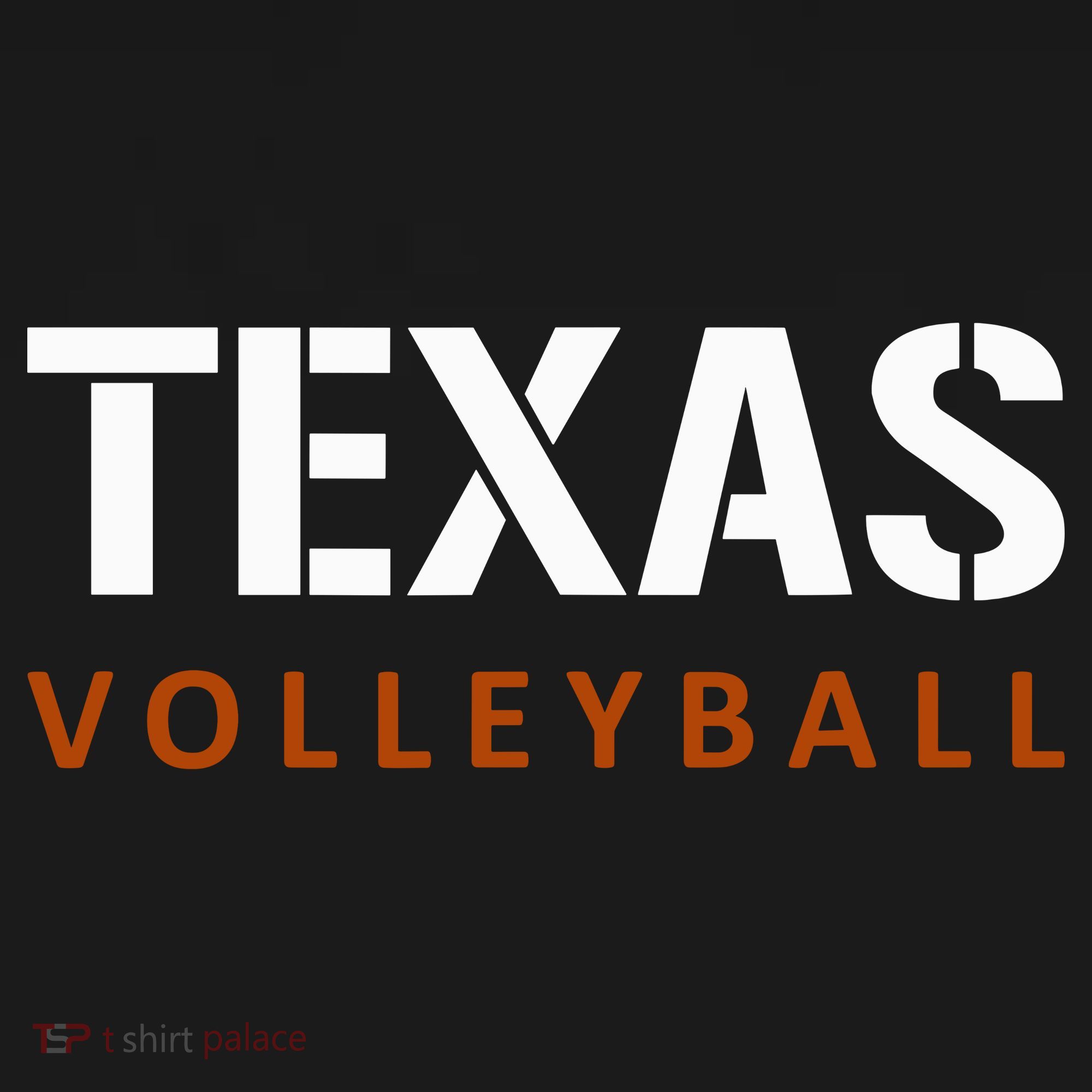 Texas Volleyball Block Style Mousepad