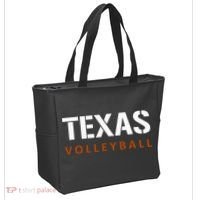 Texas Volleyball Block Style Tote Bag thumb 2
