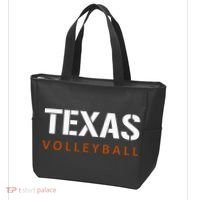 Texas Volleyball Block Style Tote Bag thumb 3