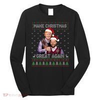 Trump Vance Brothers Make Christmas Great Again Santa Long Sleeve Shirt thumb 0