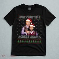 Trump Vance Brothers Make Christmas Great Again Santa T-Shirt thumb 5