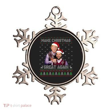 Trump Vance Brothers Make Christmas Great Again Santa Ornament